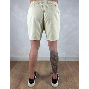 Short em Sarja Tommy Hilfiger Bege