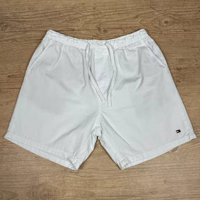 Short em Sarja Tommy Hilfiger Branco