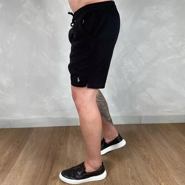 Shorts em Sarja Polo Ralph Lauren - Preto