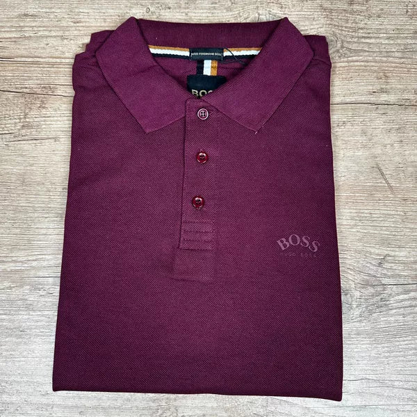 Polo Hugo Boss (Paul Curved) Vinho