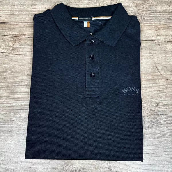 Polo Hugo Boss (Paul Curved) Preto