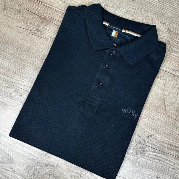 Polo Hugo Boss (Paul Curved) Preto