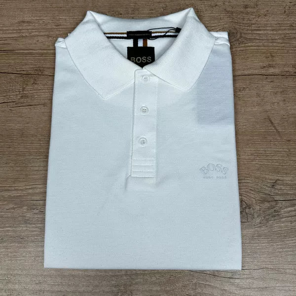 Polo Hugo Boss (Paul Curved) Branco