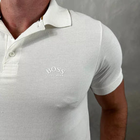 Polo Hugo Boss (Paul Curved) Branco