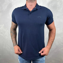 Polo Hugo Boss (Paul Curved) Azul-Marinho