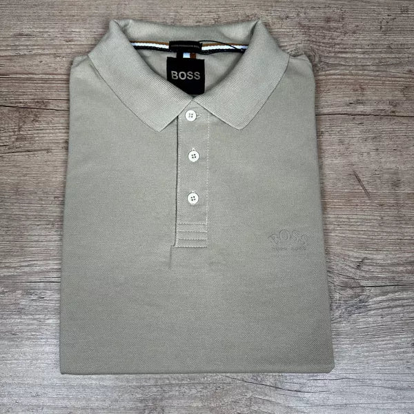 Polo Hugo Boss (Paul Curved) Cáqui