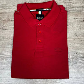 Polo Hugo Boss (Paul Curved) Vermelho