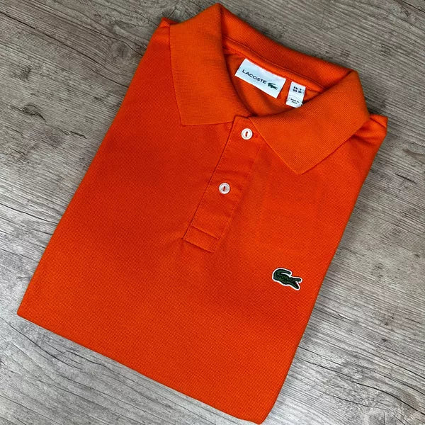 Polo Lacoste Tradicional Laranja