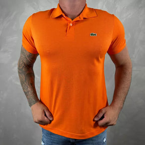 Polo Lacoste Tradicional Laranja