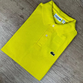 Polo Lacoste Tradicional Amarelo