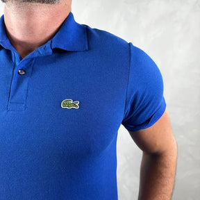 Polo Lacoste Tradicional Azul