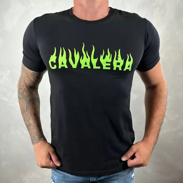 Camiseta Cavalera Preto