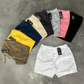 Shorts em Sarja Armani Amarelo