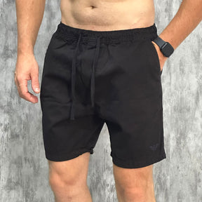 Shorts em Sarja Armani Preto