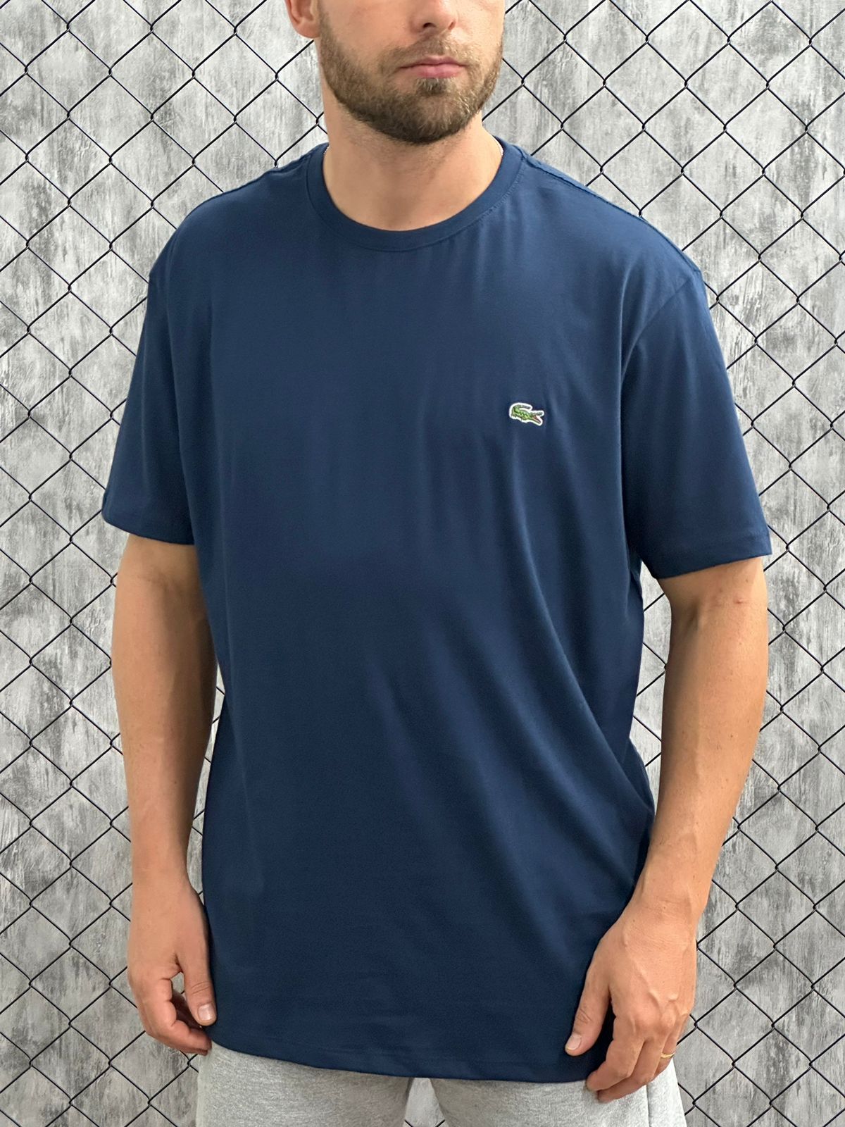 Camiseta Básica Lacoste Plus Size