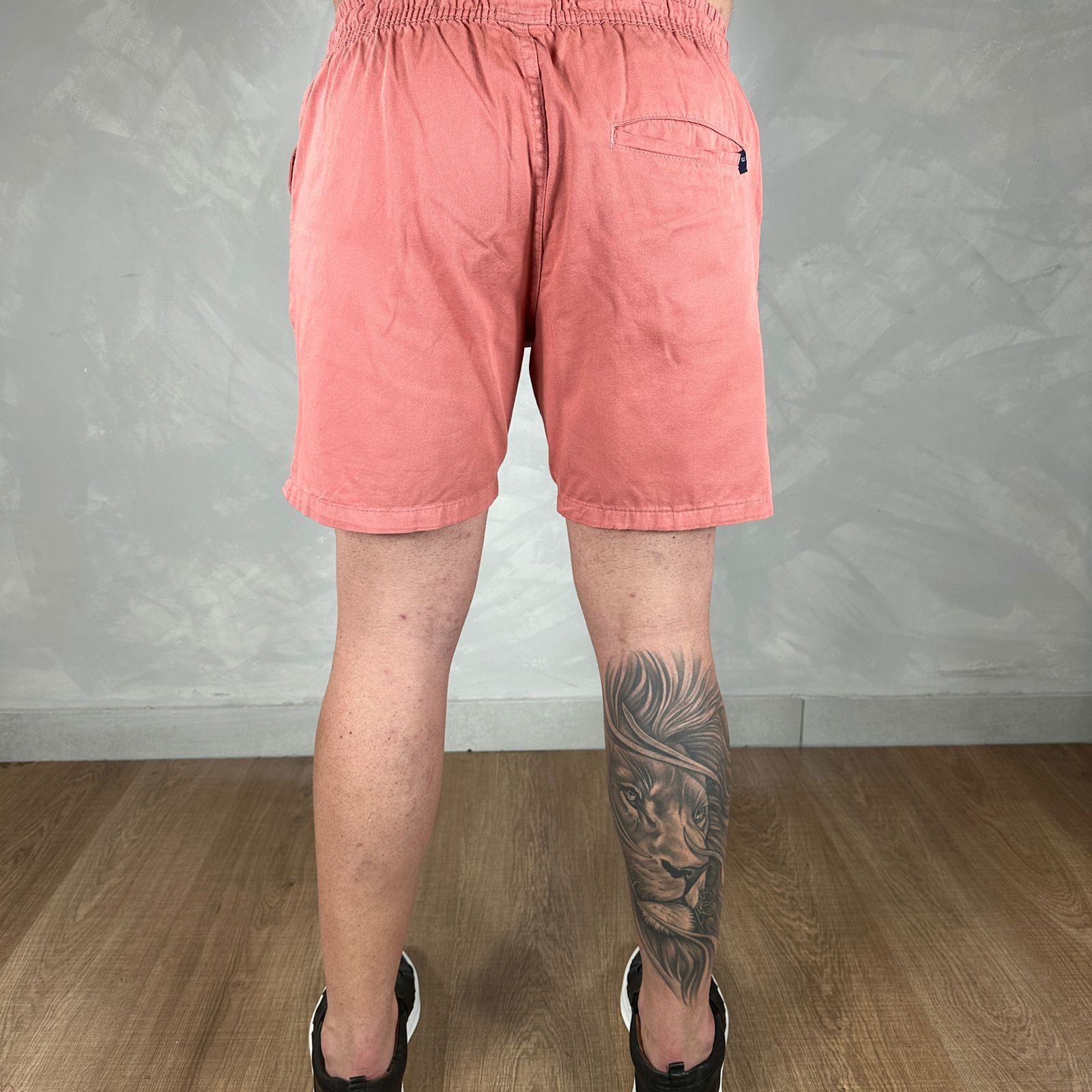 Shorts em Sarja Polo Ralph Lauren Rose